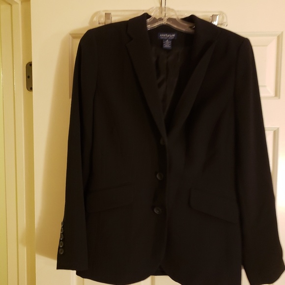 Black blazer with black pinstripes - Picture 1 of 2